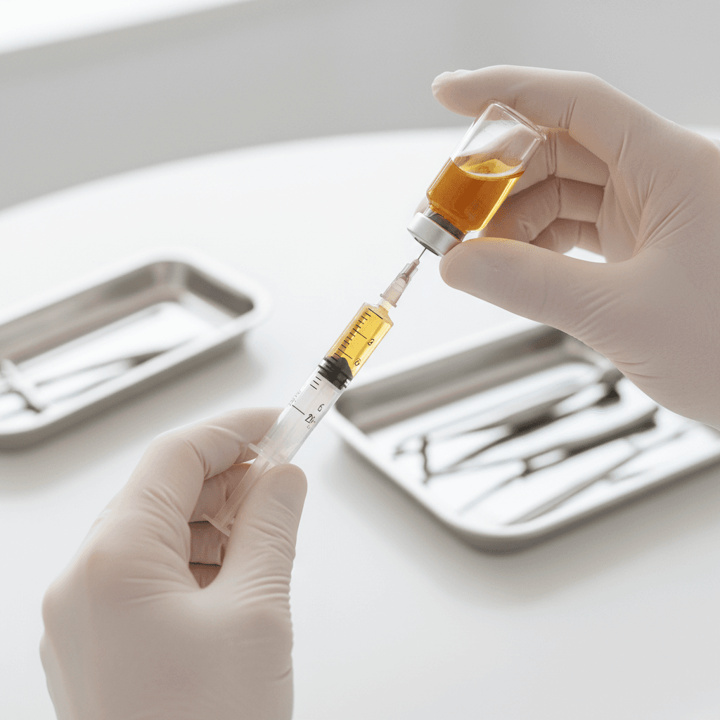 GLP-1 medication preparation in clinical setting