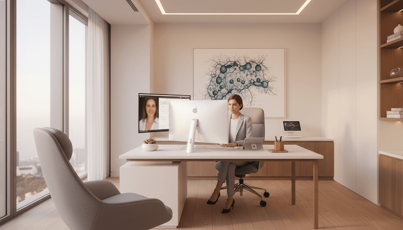 Secure Zoom telemedicine consultation setup for remote patient care